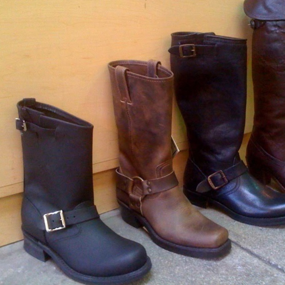 Frye Engineer 12r Gaucho Moto Boots - Picture 10 of 11